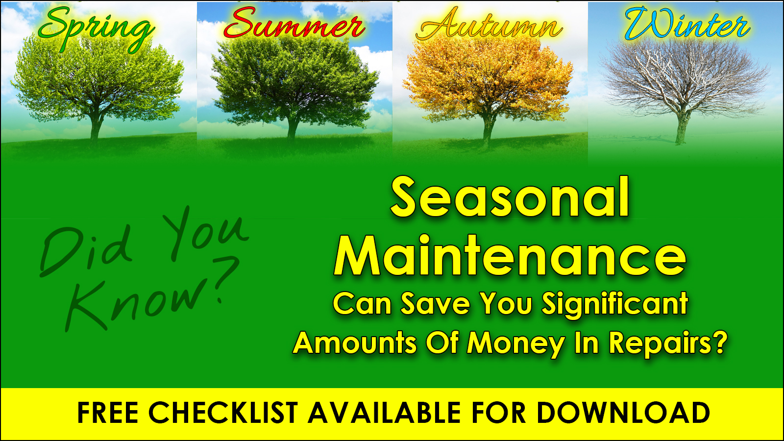 Read more about the article Seasonal Home Maintenance