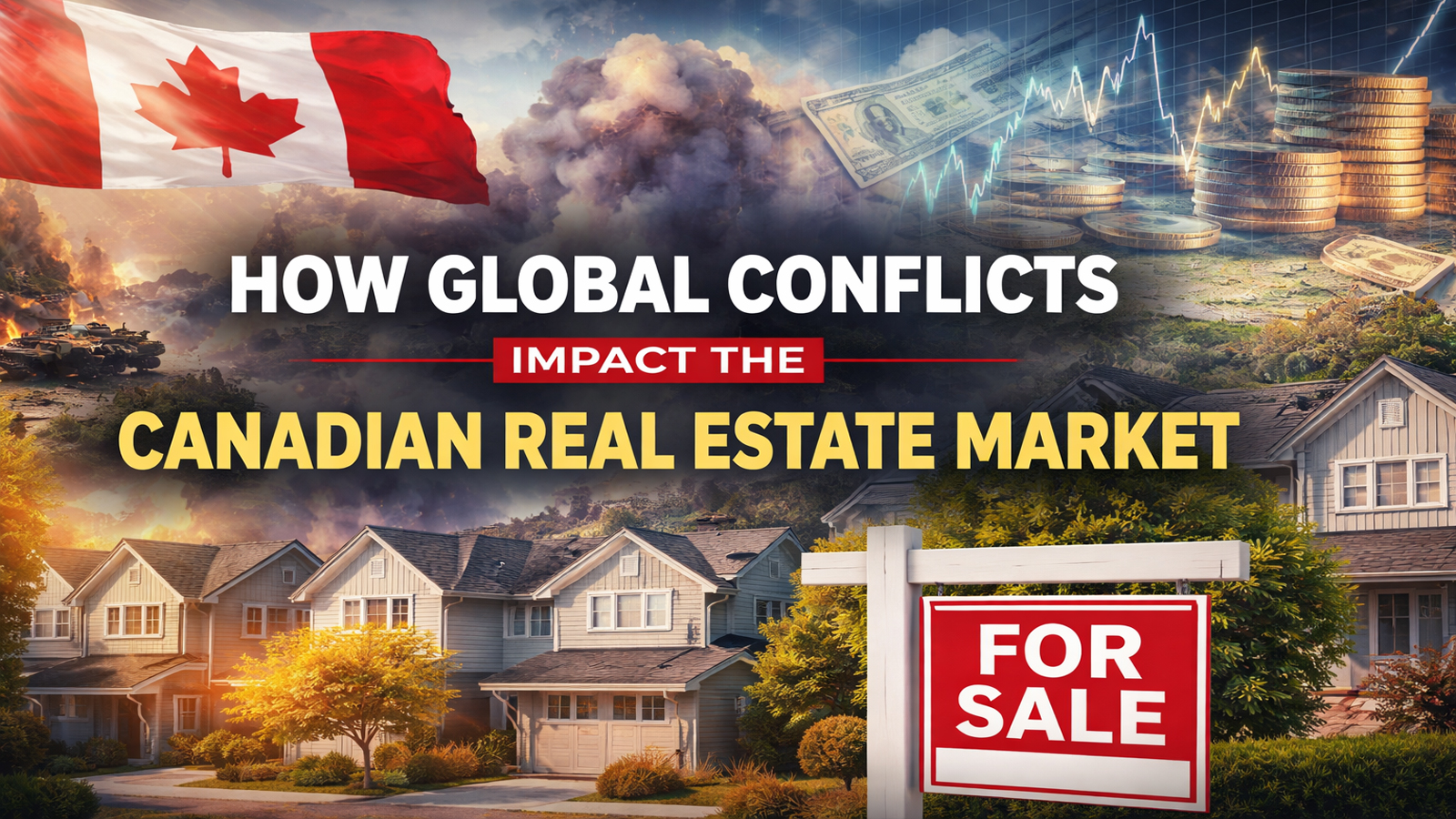You are currently viewing How Global Conflicts Impact the Canadian Real Estate Market (Closer to Home Than You Think)